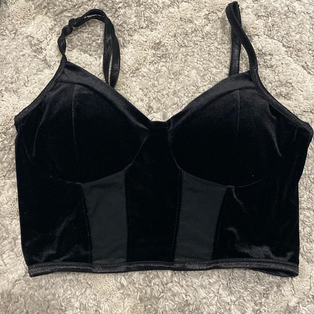 Black corset top